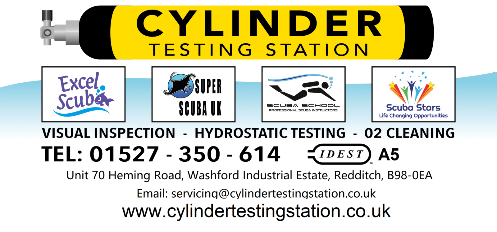Cylinder Testing Station with Address